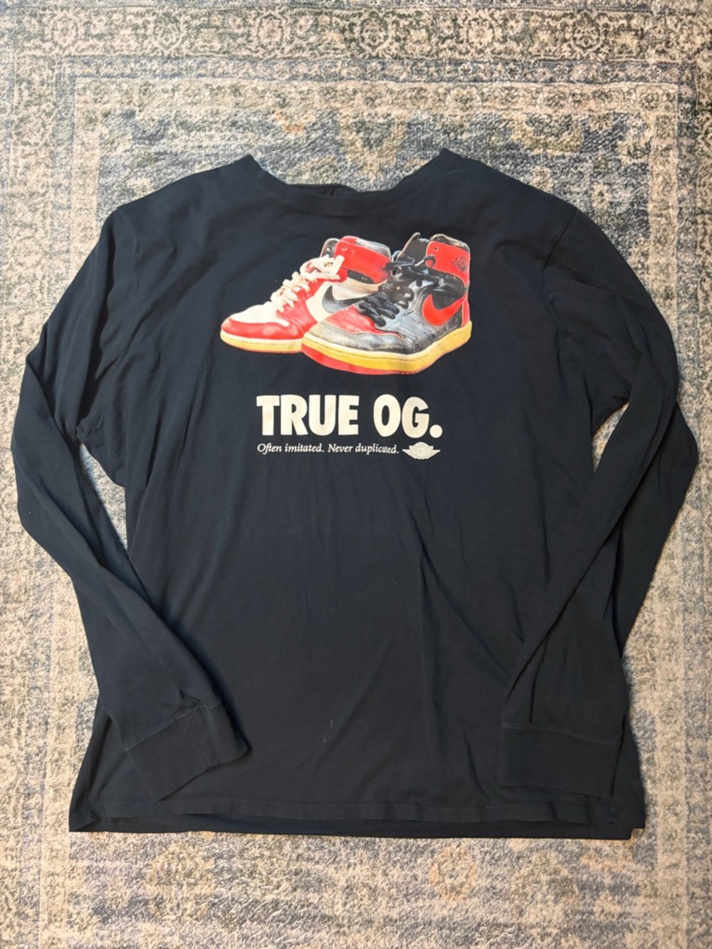Vintage  Air Jordan 1 True OG Long Sleeve Tee Shirt Men’s Sz XL